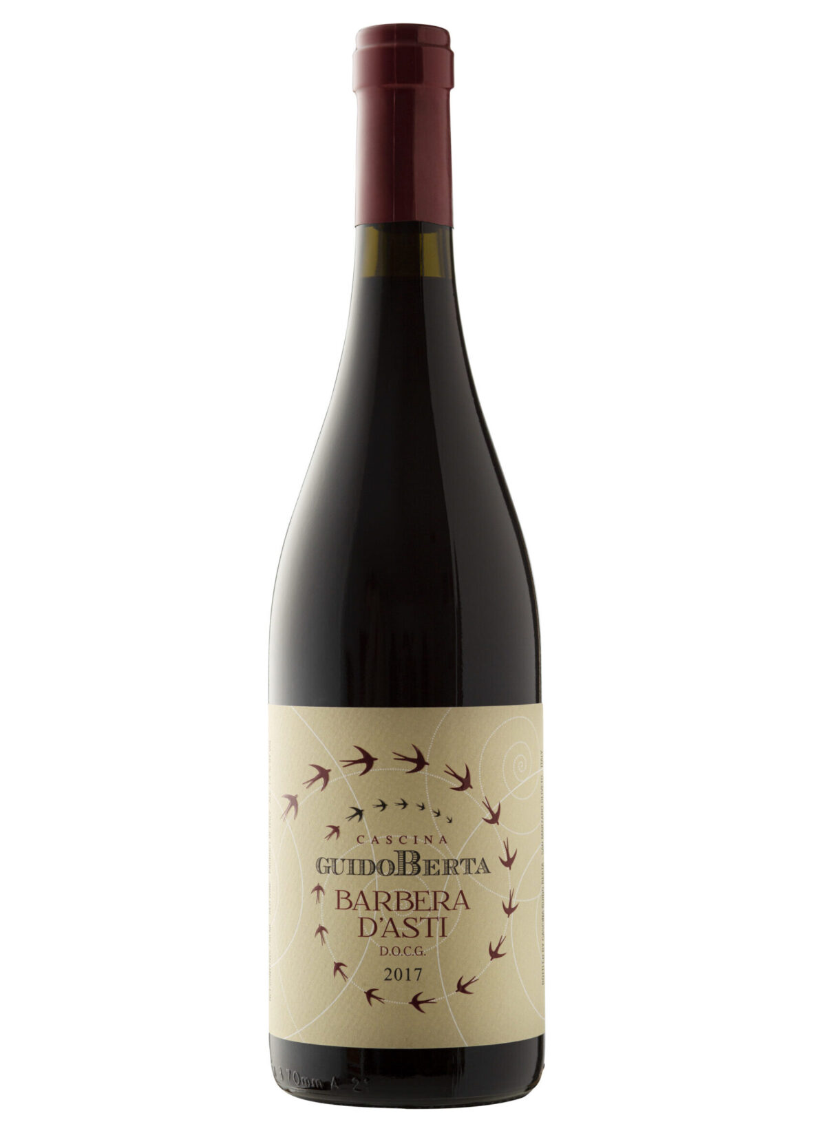 Cascina Guido Berta wine bottle.