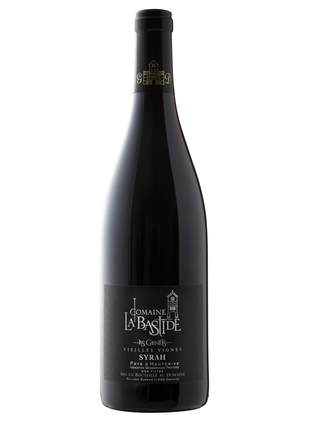 Domaine La Bastide Syrah Wine bottle.