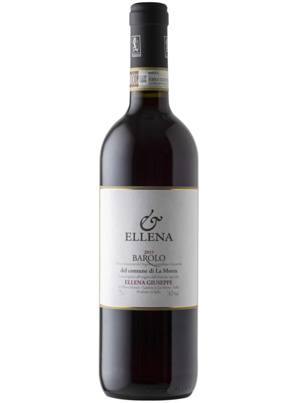 Ellena Giuseppe Barolo wine bottle.