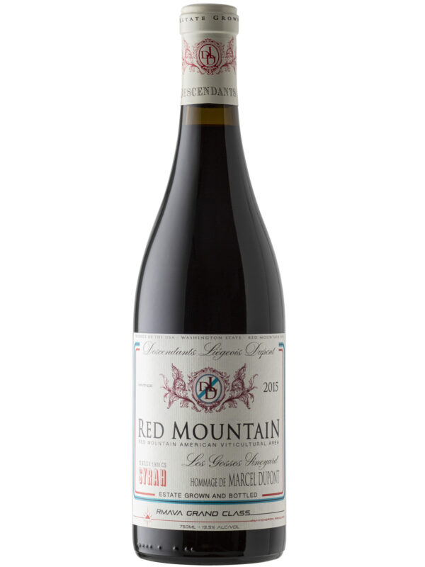 Hedges Red Mountain Wine bottle.