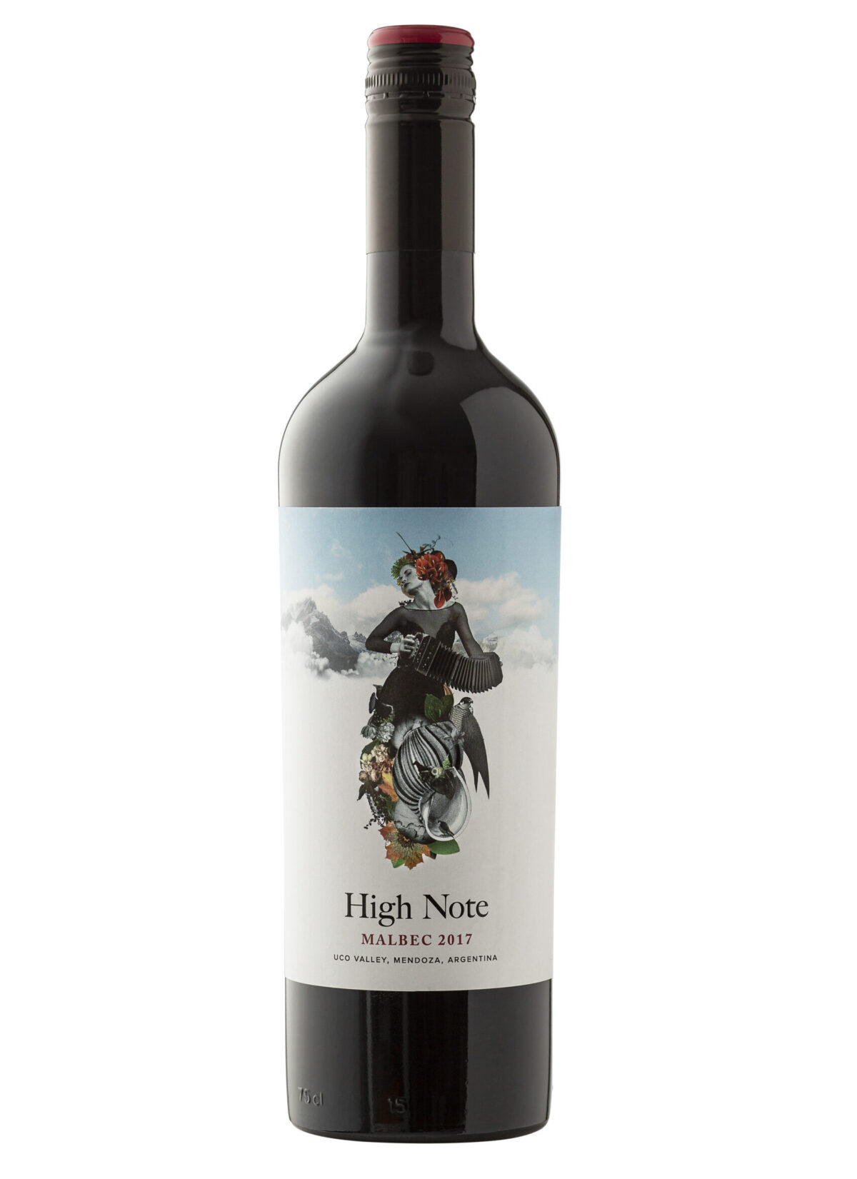 High Note Malbec Wine Bottle.