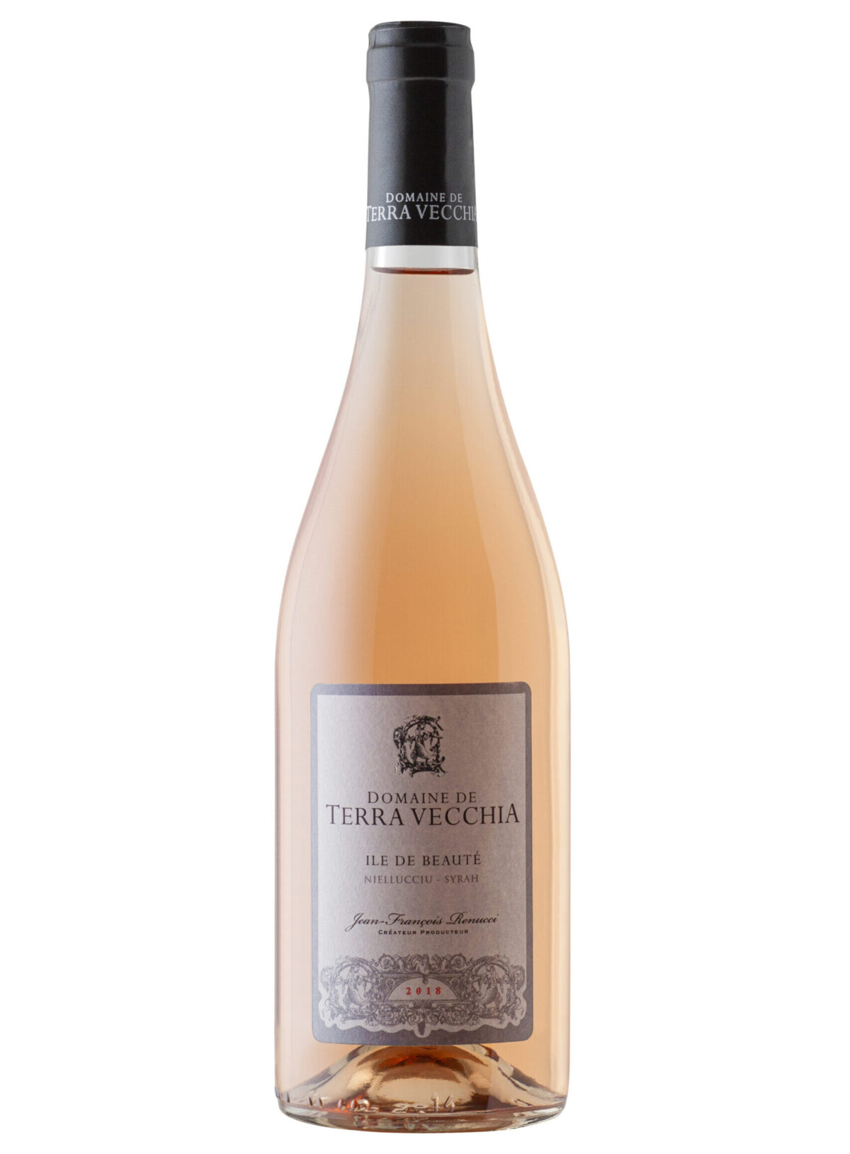 Terra Vecchia Rose Wine Bottle.