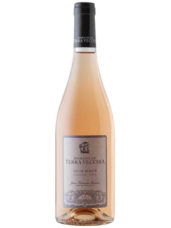 Terra Vecchia Rose Wine Bottle.